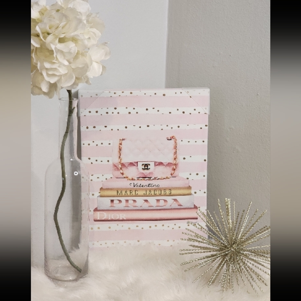 Chanel Pink Decorative Canvas picture